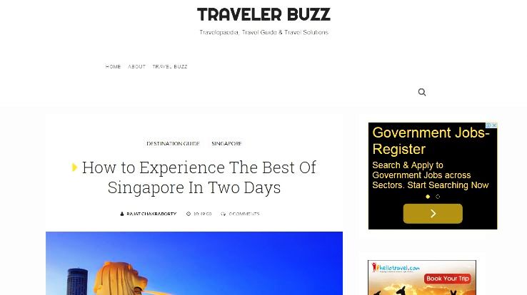 6-	Rajat Chakraborty - www.trawellblogging.com